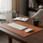 Personalised Leather Desk Pad Large - Cognac