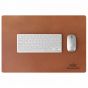 Personalised Leather Desk Pad Large - Cognac