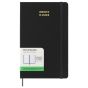Personalisierter Moleskine Undatierter Wochenplaner - Schwarz