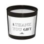 Personalised Scented Candle - Black Matt