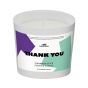 Personalised Scented Candle - White Matt