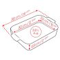 Peugeot Appolia Ceramic Oven Dish 36 cm - Slate