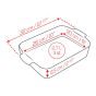 Peugeot Appolia Ceramic Oven Dish 32 cm - Slate