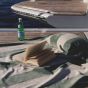 Place Reservee Classic Beach Towel & Pillow - Eucalyptus Green
