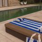 Place Reservee Classic Beach Towel - Mykonos Blue