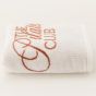 Place Reservee Pilates Club Sports Towel - Ecru/Tan Brown