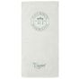 Place Reservee The Club Collection Beach Towel - Ecru/Eucalyptus Green