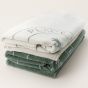 Place Reservee The Club Collection Beach Towel - Eucalyptus Green