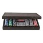 Manopoulos Poker Set Case - Black Wood