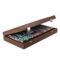 Manopoulos Poker Set Case - Dark Walnut