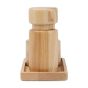 Personalised Retro Ashwood Salt & Pepper Set