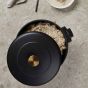 Personalisierte Monte Heritage Cocotte 5,5 Liter - Schwarz
