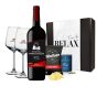 Vandeurzen Rotwein-Apéro-Box mit personalisierten Gläsern