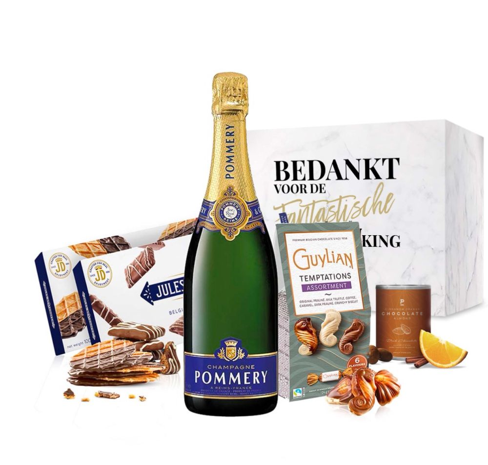 Sweet Pommery Champagne Set