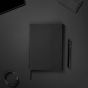 Personalised Recycled Leather Notebook - Black