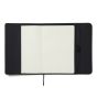 Personalised Recycled Leather Notebook - Black
