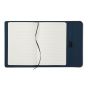 Personalised Recycled Leather Notebook - Blue