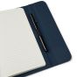 Personalised Recycled Leather Notebook - Blue