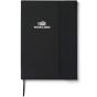 Personalised Recycled Leather Notebook - Black