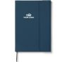 Personalised Recycled Leather Notebook - Blue