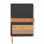 Cahier Personnalisé En Papier Recyclé Bosler - Noir