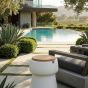 Bubalou Champ Stool & Ice Bucket - White