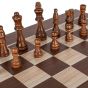 Manopoulos Wenge 3-in-1 Chess, Backgammon & Checkers Set  - Dark Brown