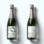 Gepersonaliseerde Champagne Houten Verjaardag Box