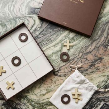 Gepersonaliseerd Tic-Tac-Toe Koffietafelspel
