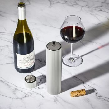 Peugeot Line Reverse Electric Corkscrew - Carbon