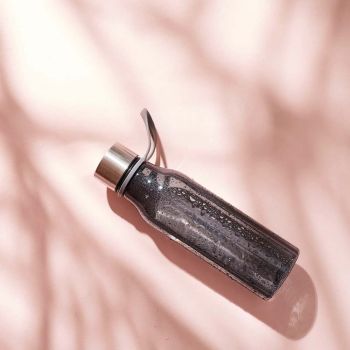 Gepersonaliseerde Lean Waterfles - Antraciet