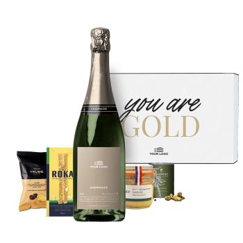 Gepersonaliseerde Champagne Verwennerij Geschenkset