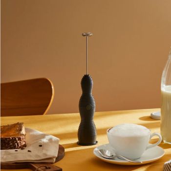 Alessi Pulcina Milk Frother - Black