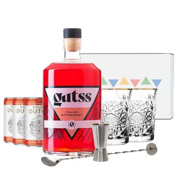 Gutss Italian Bittersweet Aperol Tonic Mocktail Set