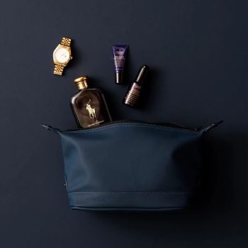 Gepersonaliseerde Baltimore Toilettas - Blauw
