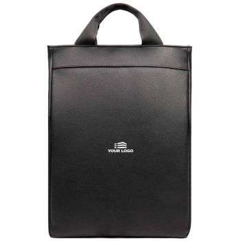 Personalised Bermond RCS Recycled PU Backpack - Black