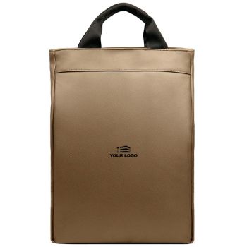 Personalised Bermond RCS Recycled PU Backpack - Brown