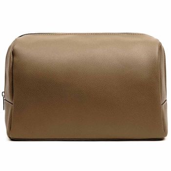 Bermond RCS Recycled PU Toiletry Bag - Brown
