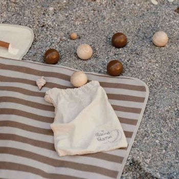 Gepersonaliseerd Petanque Spel Van Dennenhout - Bruin