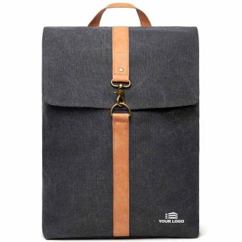 Personalised Bosler Backpack GRS Recycled Canvas - Black