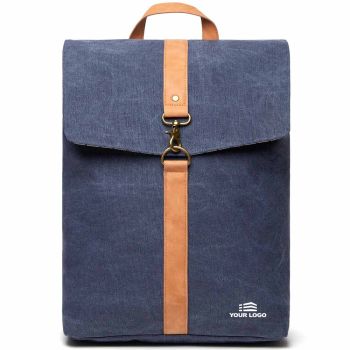 Personalised Bosler Backpack GRS Recycled Canvas - Blue