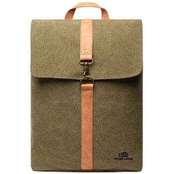 Personalised Bosler Backpack GRS Recycled Canvas - Green
