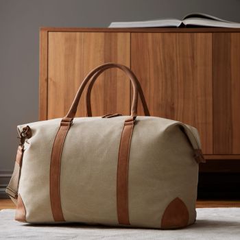 Bosler Recycelte Reisetasche - Graubeige