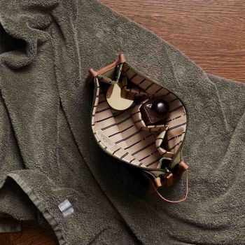 Gepersonaliseerde Bosler GRS Gerecyclede Canvas Toilettas - Groen
