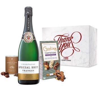 Champagne Chocolate Temptations Box