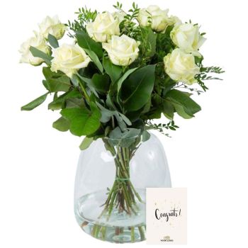 White Signature Flower Bouquet