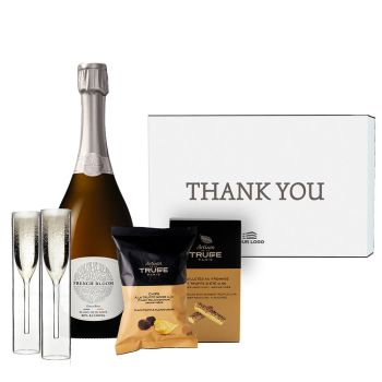 French Bloom Blanc de Blancs NA Prestige Apéro Gift Box
