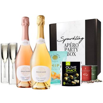 French Bloom Duo non-alcoholic Sparkling Apéro Party Box