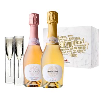 French Bloom Duo Alcoholvrije Bubbels Set Small