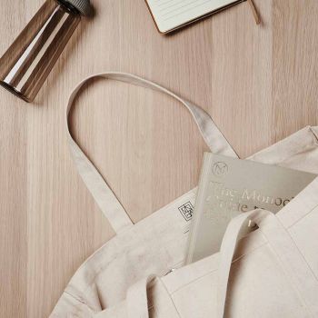 Gepersonaliseerde Maxi Recyclede Tote Bag - Gebroken Wit